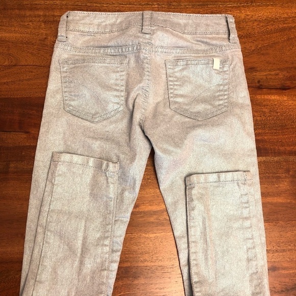 NWOT Joe’s size 8 metallic blue jeans - Picture 5 of 7